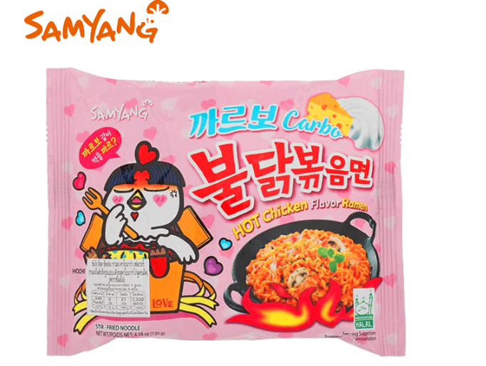 Carbonara Samyang Hot Spicy Chicken Ramen 130g